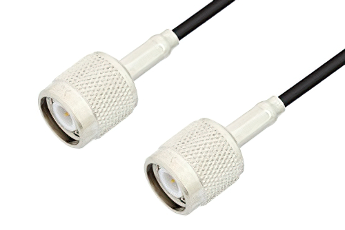 TNC Male to TNC Male Cable 12 Inch Length Using PE-B100 Coax