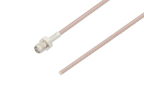 SMA Female to Straight Cut Lead Cable Using RG316 Coax