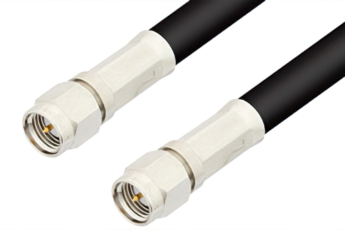 SMA Male to SMA Male Cable Using 93 Ohm RG62 Coax, RoHS