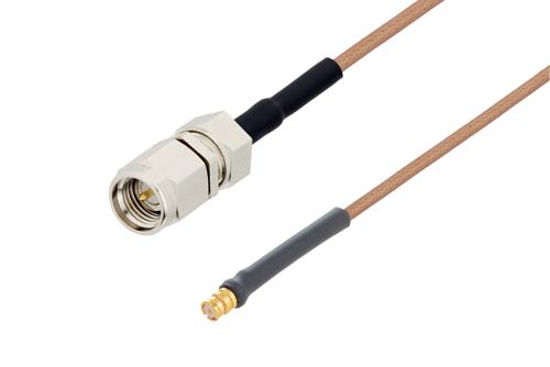 SMP Female to SMA Male Cable Using RG178 Coax