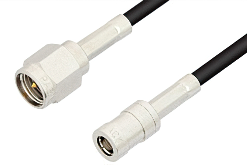 SMA Male to SMB Plug Cable 36 Inch Length Using RG174 Coax