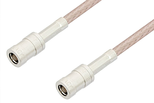 SMB Plug to SMB Plug Cable Using RG316 Coax, LF Solder, RoHS