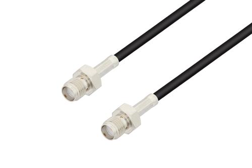 SMA Female to SMA Female Low Loss Cable Using PE-C100-LSZH Coax