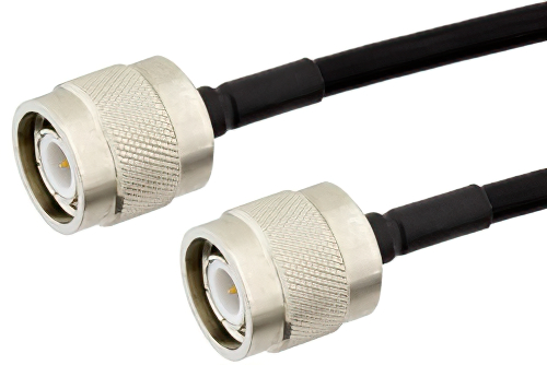 TNC Male to TNC Male Cable Using PE-SR402FLJ Coax