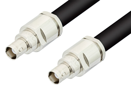 BNC Female to BNC Female Cable Using RG214 Coax, RoHS