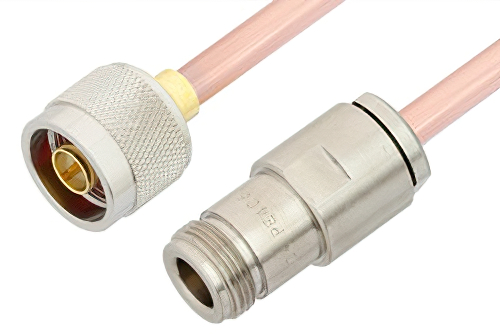 N Male to N Female Cable Using RG401 Coax