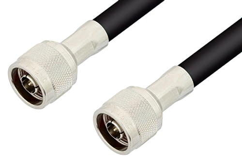 N Male to N Male Cable 60 Inch Length Using LMR-400 Coax