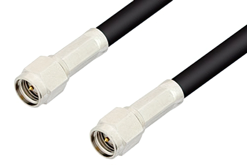SMA Male to SMA Male Cable 60 Inch Length Using LMR-195 Coax