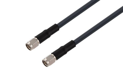 SMA Male to SMA Male Low Loss Cable Using LMR-195 Coax with HeatShrink