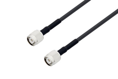 TNC Male to TNC Male Cable Using LMR-195 Coax with HeatShrink
