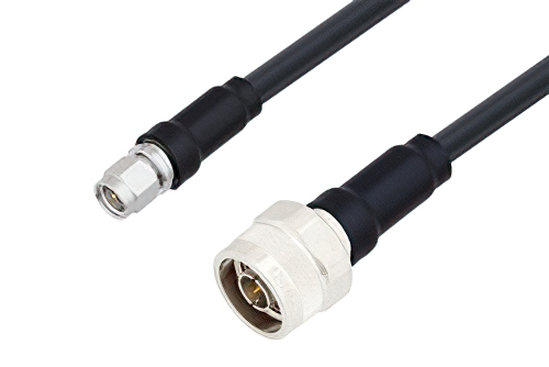 SMA Male to N Male With Times Connectors Cable 24 Inch Length Using LMR-240 Coax