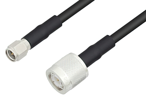 SMA Male to TNC Male Cable Using LMR-195 Coax And Times Connectors