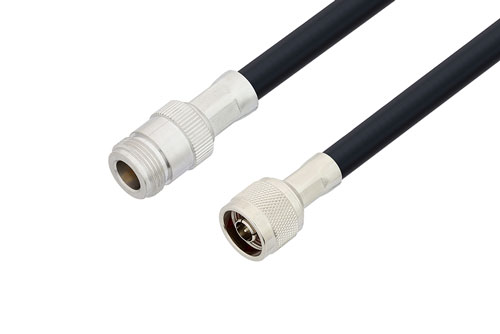 N Male to N Female Low Loss Cable Using LMR-400 Coax