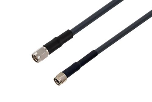 SMA Male to Reverse Polarity SMA Plug Low Loss Cable Using LMR-195 Coax with HeatShrink