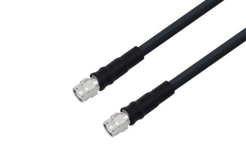 TNC Male to TNC Male Low Loss Cable Using LMR-400-UF Coax with Times Microwave Components