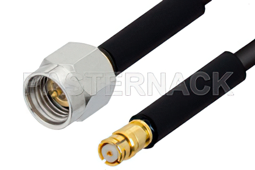 2.92mm Male to SMP Female Cable Using PE-SR405FLJ Coax, LF Solder, RoHS