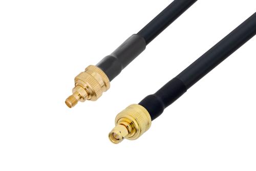 SMA Male to SMA Female Low Loss Cable Using LMR-400 Coax with HeatShrink