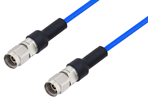 2.4mm Male to 2.4mm Male Cable 150 cm Length Using PE-P086HF Coax