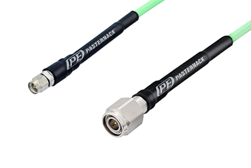 SMA Male to TNC Male Low Loss Cable Using PE-P142LL Coax, RoHS