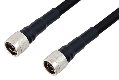 75 Ohm N Male to 75 Ohm N Male Cable Using 75 Ohm LMR-400-75 Coax