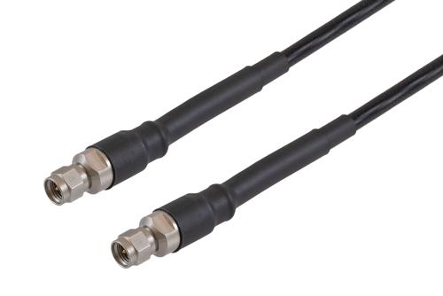 SMA Male to SMA Male Low Loss Space Cable Using PE-R200LL Coax