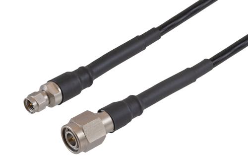 SMA Male to TNC Male Low Loss Space Cable Using PE-R200LL Coax