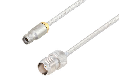 3.5mm Female to TNC Female Cable Using PE-SR402FL Coax