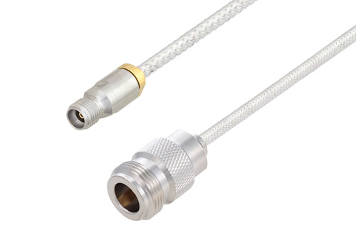 3.5mm Female to N Female Cable Using PE-SR402FL Coax