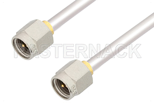 SMA Male to SMA Male Cable 24 Inch Length Using Tinned RG402 Coax