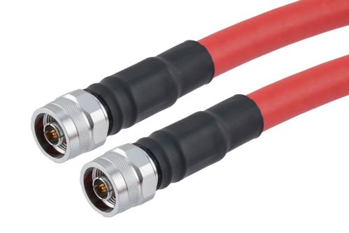 N Male to N Male Cable Using LMR-600-LLPX Coax