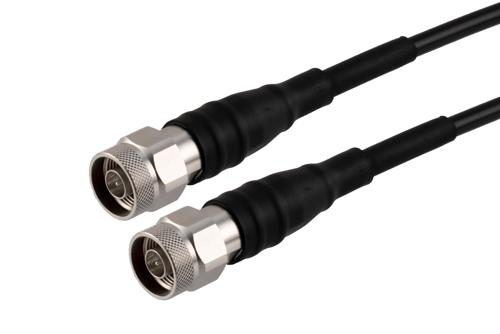 N Male to N Male Low PIM Cable Using TCOM-240 Coax With Times Microwave Components