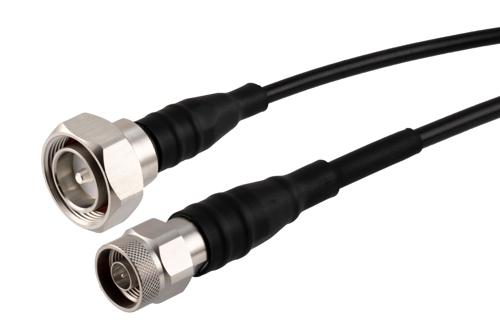 7/16 DIN Male to N Male Low PIM Cable Using TCOM-240 Coax With Times Microwave Components