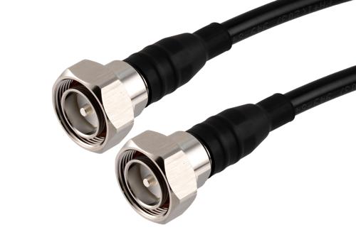7/16 DIN Male to 7/16 DIN Male Low PIM Cable Using TCOM-400 Coax With Times Microwave Components
