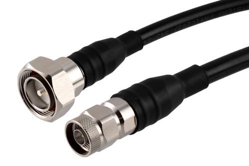 7/16 DIN Male to N Male Low PIM Cable Using TCOM-400 Coax With Times Microwave Components