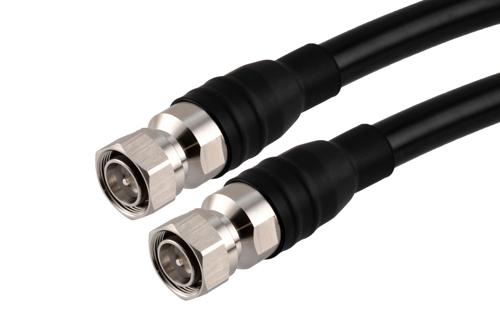 4.3-10 Male to 4.3-10 Male Low PIM Cable Using TCOM-600 Coax With Times Microwave Components