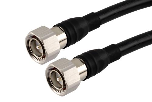 7/16 DIN Male to 7/16 DIN Male Low PIM Cable Using TCOM-600 Coax With Times Microwave Components