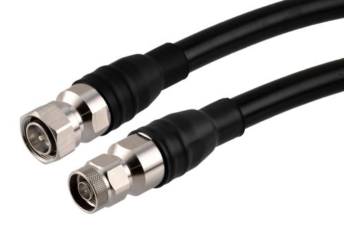 4.3-10 Male to N Male Low PIM Cable Using TCOM-600 Coax With Times Microwave Components
