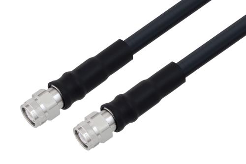 Fire Rated TNC Male to TNC Male Low Loss Cable Using TCOM-400-FR Coax With Times Microwave Components