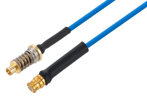 Mini SMP Female to SMP Female Cable Using PE-P047 Coax