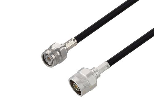 N Male to TNC Male Cable Using TCOM-240 Coax