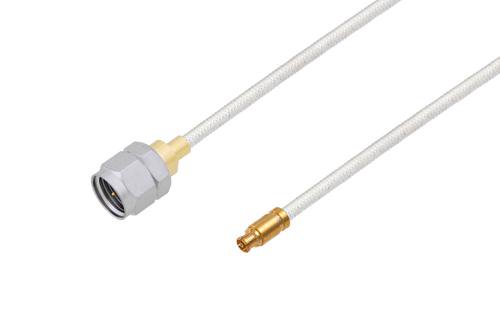1.85mm Male to Mini SMP Female Cable Using PE-SR405FL Coax