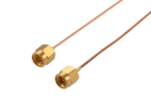 2.92mm Male to SMA Male Non-Magnetic Cable Using PE-SR047-NM Coax