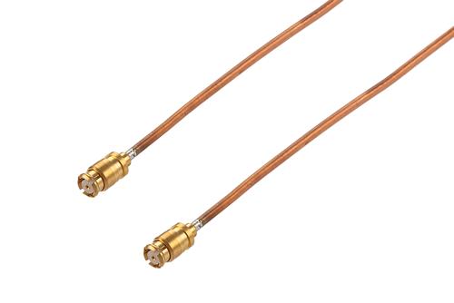 SMP Female to SMP Female Non-Magnetic Cable Using PE-SR047-NM Coax