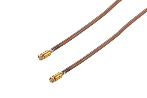 SMP Female to SMP Female Non-Magnetic Cable Using PE-SR405-NM Coax