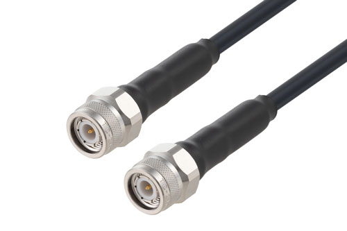 TNC Male to TNC Male Cable Using LMR-240-UF Coax with HeatShrink