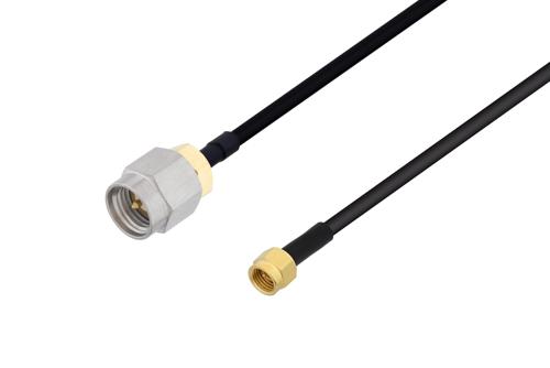 SMA Male to 2.92mm Male Cable Using PE-SR402FLJ Coax, LF Solder, RoHS