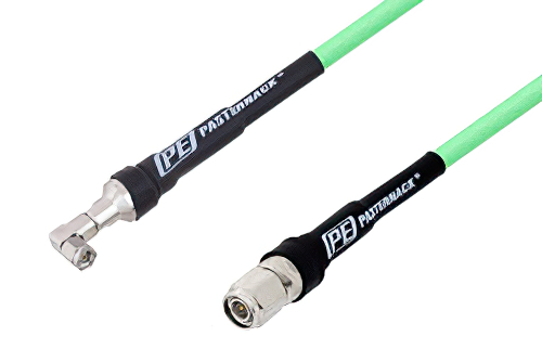 SMA Male Right Angle to TNC Male Low Loss Test Cable Using PE-P300LL Coax, RoHS