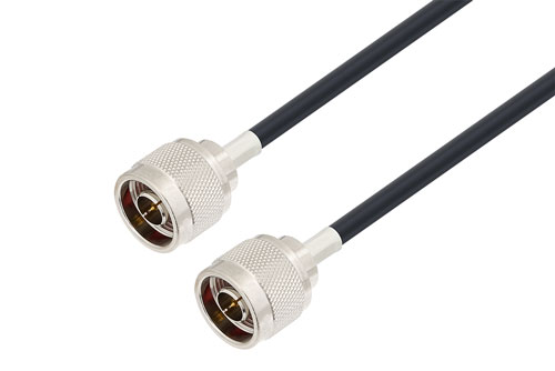N Male to N Male Low Loss Cable Using LMR-240-UF Coax