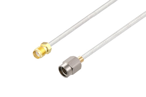 SMA Female to SSMA Male Cable Using PE-SR405FL Coax