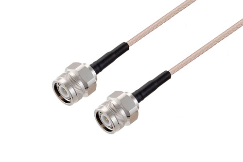 TNC Male to TNC Male Cable Using RG316 Coax with HeatShrink